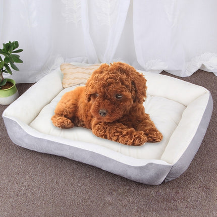 Dog Bone Pattern Big Soft Warm Kennel Pet Dog Cat Mat Blanket, Size: XS, 50×40×15cm, Size: XS - DealBuddy