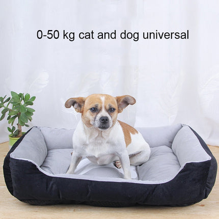Dog Bone Pattern Big Soft Warm Kennel Pet Dog Cat Mat Blanket, Size: M, 70×50×15cm, Size: M - DealBuddy