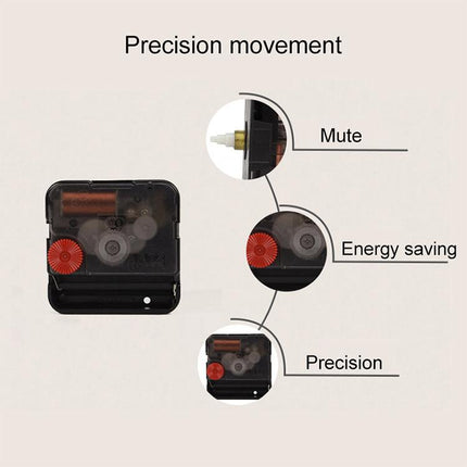 Retro Wooden Round Single-sided Gear Clock Arabic Number Wall Clock, Diameter: 70cm