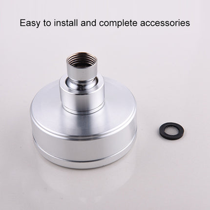 Removable and Washable 304 Stainless Steel Round Pressurized Top Spray Shower Head, Size: 80mm, Pattern C - DealBuddy
