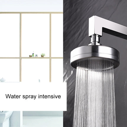 Removable and Washable 304 Stainless Steel Round Pressurized Top Spray Shower Head, Size: 80mm, Pattern C - DealBuddy