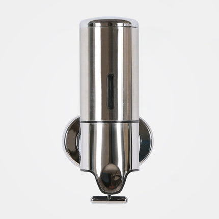 Hotel Shower Manual Dispenser Wall Mounted Washing Liquid Shampoo Soap Bottle, Capacity: 500ml, 500ml/Stainless Steel