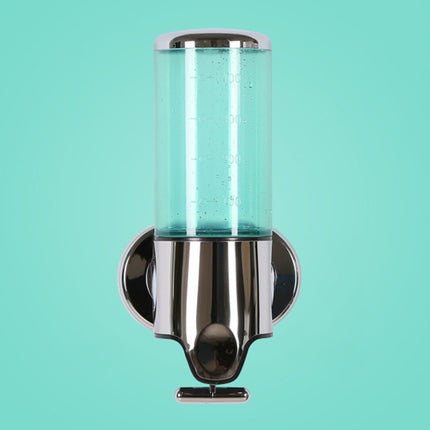 Hotel Shower Manual Dispenser Wall Mounted Washing Liquid Shampoo Soap Bottle, Capacity: 500ml, 500ml/Purple, 500ml/Silver, 500ml/White, 500ml/Dark Red, 500ml/Green, 500ml/Gold, 500ml/Blue - DealBuddy