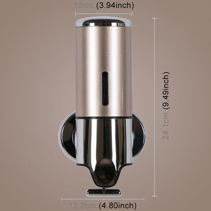 Hotel Shower Manual Dispenser Wall Mounted Washing Liquid Shampoo Soap Bottle, Capacity: 500ml