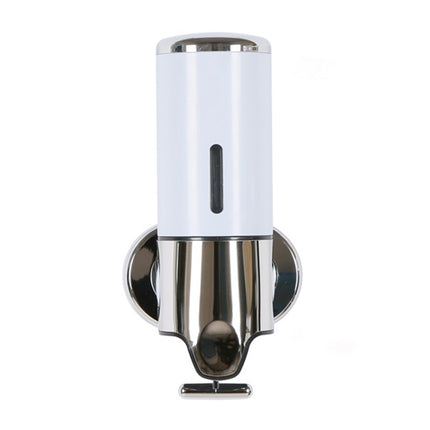 Hotel Shower Manual Dispenser Wall Mounted Washing Liquid Shampoo Soap Bottle, Capacity: 500ml, 500ml/Purple, 500ml/Silver, 500ml/White, 500ml/Dark Red, 500ml/Green, 500ml/Gold, 500ml/Blue - DealBuddy