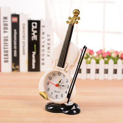 Multi-functional Originality Violin Electronics Pointer Alarm Clock with Pen Holder