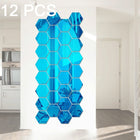 12 PCS 3D Hexagonal Mirror Wall Stickers Set, Size: 8*8cm, Size: 8*8cm (Black), Size: 8*8cm(Gold), Size: 8*8cm(Blue), Size: 8*8cm(Silver) - DealBuddy