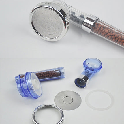 PC Negative Ions Shower Head, Size: Small, Interface:  2cm, Size: Small(Blue), Size: Small(Transparent)