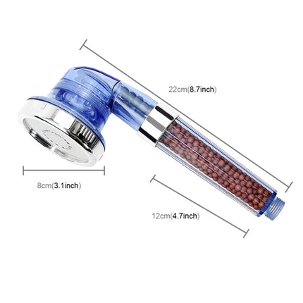 3 Settings Adjustable PC Negative Ions Shower Head, Size: Large, Interface:  2cm, 3 Settings Size: Large,(Blue), 3 Settings Size: Large(Transparent) - DealBuddy