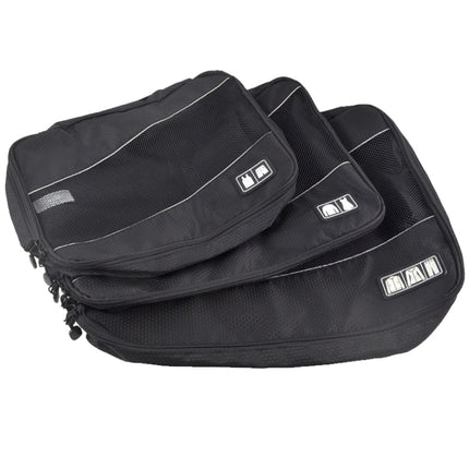 3 PCS / Sets Multi-function Football Texture 210D Polyester Waterproof Travel Clothes Underwear Storage Bag - DealBuddy
