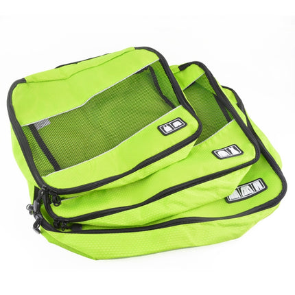 3 PCS / Sets Multi-function Football Texture 210D Polyester Waterproof Travel Clothes Underwear Storage Bag