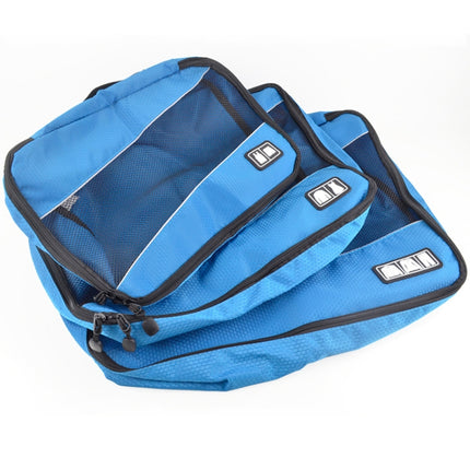 3 PCS / Sets Multi-function Football Texture 210D Polyester Waterproof Travel Clothes Underwear Storage Bag - DealBuddy