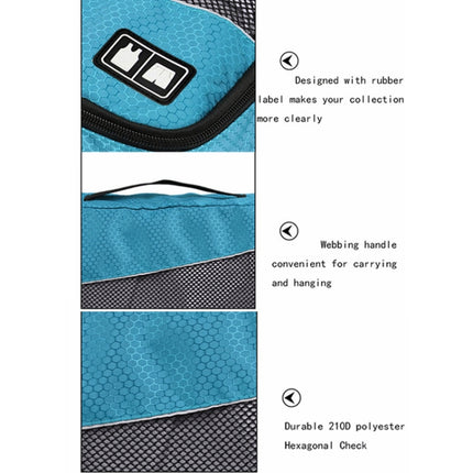 3 PCS / Sets Multi-function Football Texture 210D Polyester Waterproof Travel Clothes Underwear Storage Bag - DealBuddy