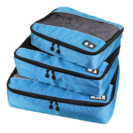 3 PCS / Sets Multi-function Football Texture 210D Polyester Waterproof Travel Clothes Underwear Storage Bag - DealBuddy