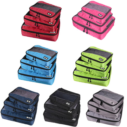 3 PCS / Sets Multi-function Football Texture 210D Polyester Waterproof Travel Clothes Underwear Storage Bag - DealBuddy