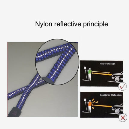 Pet Telescopic Buffer Double Traction Rope Nylon Reflective Braided Rope, Small, Length: 70cm, Random Color Delivery , Double Traction 70cm - DealBuddy