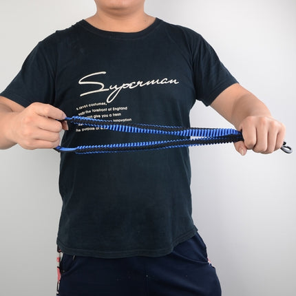 Pet Telescopic Buffer Double Traction Rope Nylon Reflective Braided Rope, Small, Length: 70cm, Random Color Delivery , Double Traction 70cm - DealBuddy