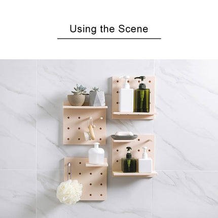 Plastic Board Living Room Bathroom Kitchen Wall Decoration Storage Shelf