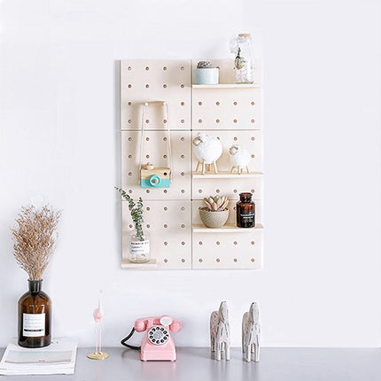 Plastic Board Living Room Bathroom Kitchen Wall Decoration Storage Shelf