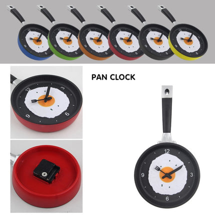 Fried Egg Pan Shape Creative Living Room Decorative Wall Clock - DealBuddy