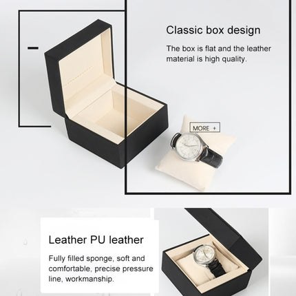 SBH002 PU Wrist Watch Storage Box Protective Case, Size: S