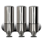 Triple Hotel Shower Manual Dispenser Wall Mounted Washing Liquid Shampoo Soap Bottle, Capacity: 1200ml