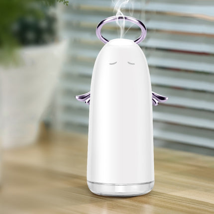 TSHM0 Mini Angel Atomizing Humidifier with Colorful Night Lights, Water Tank Capacity: 230mL - DealBuddy