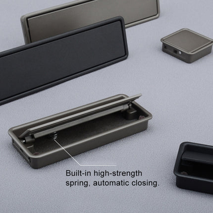 Simple Wardrobe Slotted Scrub Handle Concealed Recessed Drawer Invisible Handle, Hole Distance：96mm