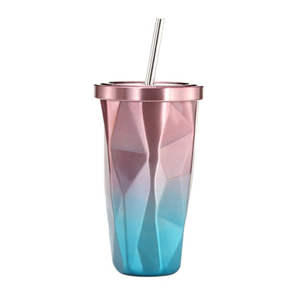 500ml Irregular Double Layer 304 Stainless Steel Sippy Cup - DealBuddy