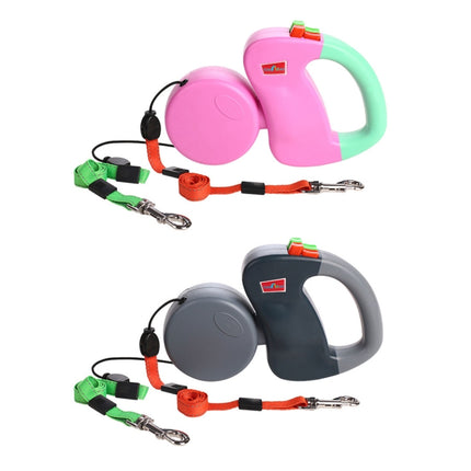 Two-headed Creative Automatic Retractable Pet Traction Rope - DealBuddy