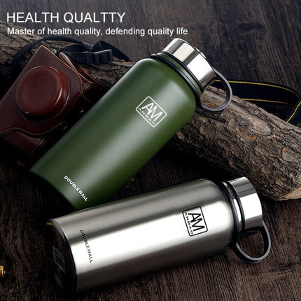 610ml Outdoor Vacuum Stainless Steel Heat Insulation Cup Portable Large Capacity Sports Bottle - DealBuddy