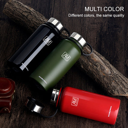610ml Outdoor Vacuum Stainless Steel Heat Insulation Cup Portable Large Capacity Sports Bottle - DealBuddy