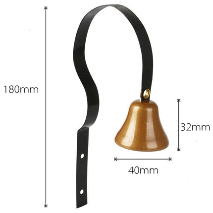 Retro Christmas Bell Metal Wall Bells Pet Dog Training Doorbell Home Decor - DealBuddy
