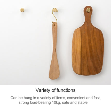 Brass Creative Wall Hanging Key Receiving Hanging Hook, Size: 4.5x1.5cm