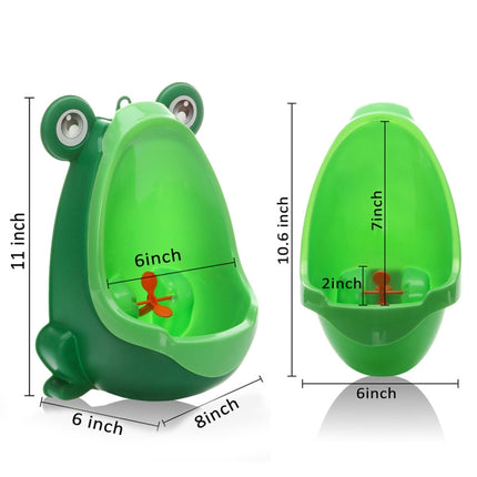 Cartoon Frog Shape Kids Wall-Mounted Potty Toilet