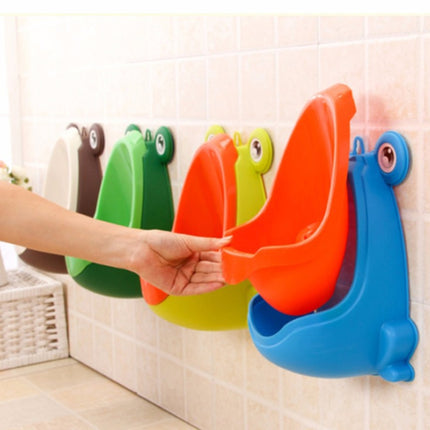 Cartoon Frog Shape Kids Wall-Mounted Potty Toilet
