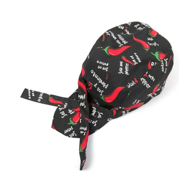 Simple Style Unisex Chef Waiter Work Cap Pirate Hat Turban Cap, Turban Cap 2, Turban Cap Red, Turban Cap Black, Turban Cap stripe, Turban Cap1 - DealBuddy