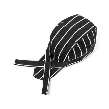 Simple Style Unisex Chef Waiter Work Cap Pirate Hat Turban Cap, Turban Cap 2, Turban Cap Red, Turban Cap Black, Turban Cap stripe, Turban Cap1 - DealBuddy