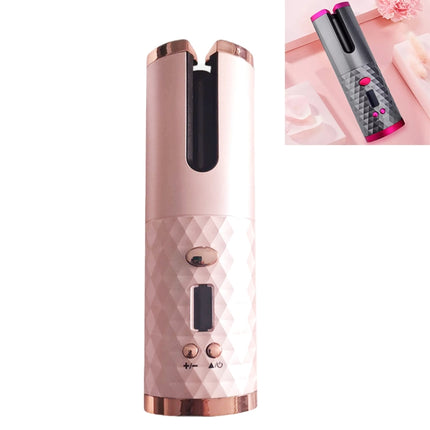 USB Charging Automatic Hair Curler Portable Mini Wireless Multi-function Curling Iron with LCD Display - DealBuddy