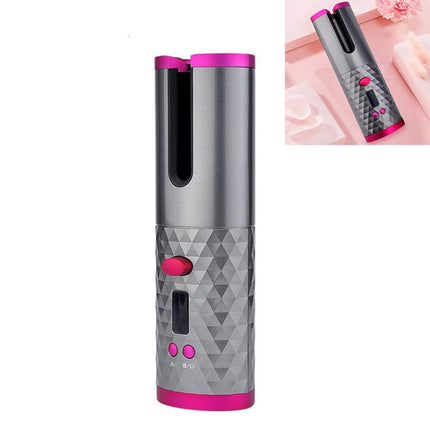 USB Charging Automatic Hair Curler Portable Mini Wireless Multi-function Curling Iron with LCD Display - DealBuddy