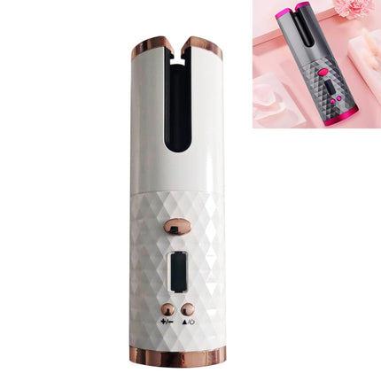 USB Charging Automatic Hair Curler Portable Mini Wireless Multi-function Curling Iron with LCD Display - DealBuddy