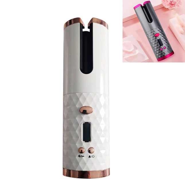 USB Charging Automatic Hair Curler Portable Mini Wireless Multi-function Curling Iron with LCD Display - DealBuddy