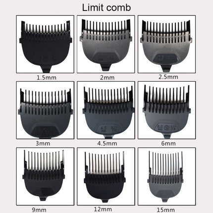 HJ-2018 Men Electric Shaver Fader Self-help Hair Clipper with Wai Cloth + Sponge, Standard Version, CN Plug