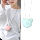Mini Bear Style Neck Formaldehyde Negative Ion PM2.5 Removal Air Purifier for Kids - DealBuddy