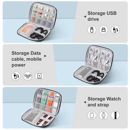 HAWEEL Watch Band Organizer Box Earphones / U Disk / Digital Cable Storage Case, Watch Band Organizer, Size: S - DealBuddy