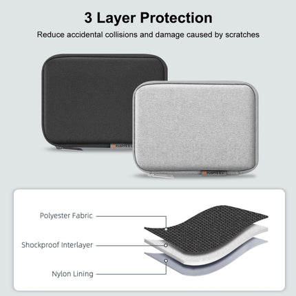 HAWEEL Watch Band Organizer Box Earphones / U Disk / Digital Cable Storage Case