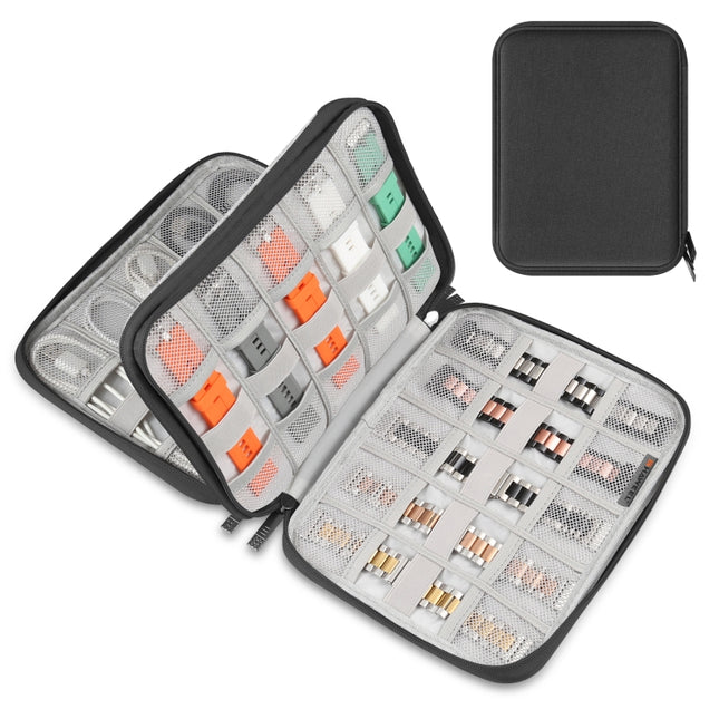 HAWEEL Watch Band Organizer Box Earphones / U Disk / Digital Cable Storage Case - DealBuddy