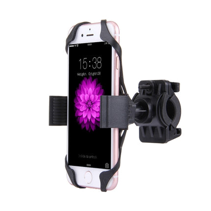 360 Degree Rotation Bicycle Phone Holder with Flexible Stretching Clip for iPhone 7 & 7 Plus / iPhone 6 & 6 Plus / iPhone 5 & 5C & 5s
