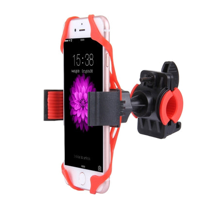 360 Degree Rotation Bicycle Phone Holder with Flexible Stretching Clip for iPhone 7 & 7 Plus / iPhone 6 & 6 Plus / iPhone 5 & 5C & 5s