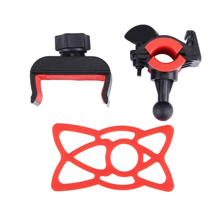 360 Degree Rotation Bicycle Phone Holder with Flexible Stretching Clip for iPhone 7 & 7 Plus / iPhone 6 & 6 Plus / iPhone 5 & 5C & 5s